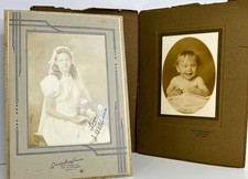 Vintage First Communion Photo & Baby Photo Album Chester Pach NYC picture