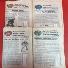 Comics Buyer’s Guide #946-949 Lot of 4 January 1992 Comic Newspaper Fanzine. *47 picture