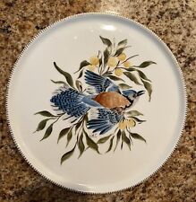 Limoges France Porcelain Bird Plate Hand Painted Artist Signed VTG 10” picture