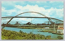 Ashtabula Harbor Dock Facilities View Postcard picture