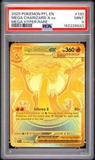 Pokemon TCG Mega Charizard X ex  130/094 Hyper Rare PSA 9 picture