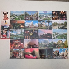 22 Vintage Walt Disney World Postcards Lot EPCOT Center MGM Studios NOS 80s 90s picture