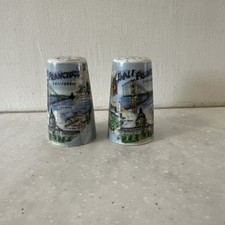 VTG San Francisco CA Ceramic Salt & Pepper Shakers Golden Gate Bridge picture