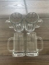 Libby Set of 4 Quality  Beer Mugs 6”Tall 2 Lb size picture