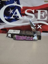 Case XX Purple Passion Mini Copperlock Pocket Knife SparX Synthetic 60185 Custom picture