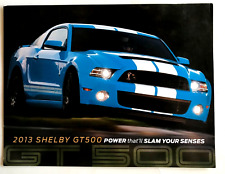 2013 ORIGINAL FORD  SHELBY GT 500 CAR SHOW BROCHURE HAND OUT picture