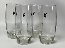 VINTAGE PLAYBOY CLUB HIGHBALL GLASSES, Playboy Glasses, Man Cave Barware picture