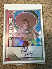 Topps Disney Chrome 2026 Ernesto de la Cruz Facsimile Autograph #FA-14 /28 picture