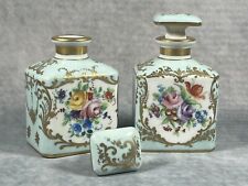 Superb Le Tallec Paris Porcelain Matching Pair of Perfume Bottles - One A/F picture