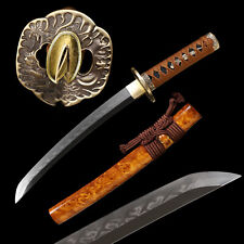 20'' Clay Tempered L6 Steel Razor Sharp Japanese Samurai Tanto Sword Full Tang picture