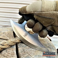6.75 INCH FULL TANG ULU FIXED BLADE KNIFE CHEF KNIFE TACTICAL KNIFE COOKING picture