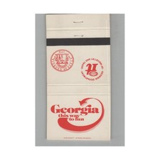 Matchbook Cover Georgia This Way to Fun Collectible Memorabilia picture