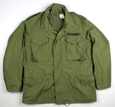 Vintage 70's 1972 Vietnam M65 OG-107 Cold Weather Field Jacket Large Regular picture