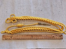 1950s 60s Korean War Vietnam Army Cold War Aide De Camp Cavalry Gold Rope L@@K picture