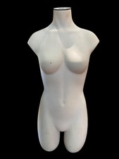 Female Full Round Plastic Mannequin Torso Cream Color picture