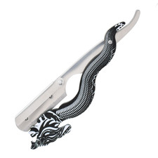 12pc Wholesale Knives Lot of Professional Barber Salon Dragon Style Handle Thro picture