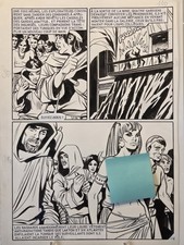 Original Comic Art 🎨 ✨️ 1975 published French The Forgotten World Erotica  picture