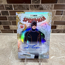 2026 Topps Marvel Neon Daredevil Charlie Cox Auto SVA-CC Holo Insert /50 picture