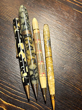 Vintage Writing Instrument Lot – Waterman, New Banker, Osborn & Washington Adver picture