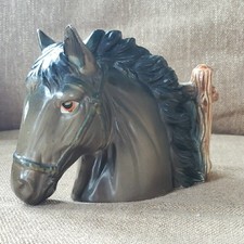 Vintage Rubens Porcelain Horse Head Planter Vase 390x Japan picture