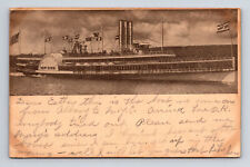 c1907 Hudson River Day Line SS New York? Steamship New York NY Postcard picture