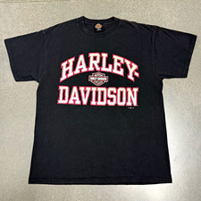 1996 Vintage Harley Davidson Made in USA Black Graphic Tee XL picture
