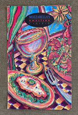 Vintage 1997 Mozzarella's American Cafe Menu Ruby Tuesday Spinoff Chain Complete picture