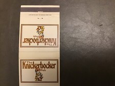 Vintage The Knickerbocker Pub New York Matchbook Cover picture