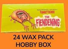 2025 FUNNY FIENDS - THE FIENDENING NEW SEALED Wax Pack Hobby Box - Ugly Stickers picture
