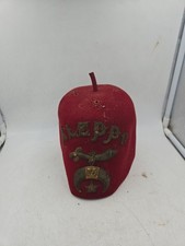 Shriners Aleppo Fez Hat  Vintage Embroidered Clean Masonic picture