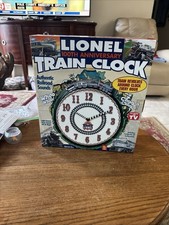 Vintage NEW NIB Lionel Train Clock 100th Anniversary Collectible USA picture