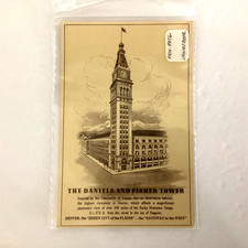 ANTIQUE 20th CENTURY PRIVATE PRINTING VANDEMOER POSTCARD DANIELS & FISHER STORE picture