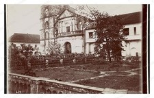 Pasig Manila Soldiers Entering Church Standard Postcard COPY RPPC picture