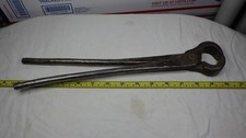 Antique Hand Forged Horse Hoof Nippers H&B Co CWB picture