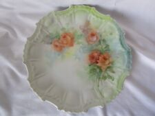 Antique Handpainted Porcelain Plate Roses - Germany picture