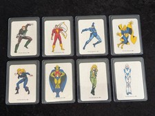 1989 Mayfair DC Heroes Cards Justice League International Guy Gardener Dr Fate + picture