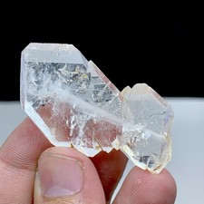 Natural Faden Quartz Crystal. 17 Gram picture