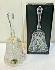 Crystal d'Adriana 24% Lead Crystal,Petite Bell Of Elegance, Brand New Vintage picture