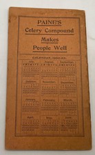 1902 Paines Celery Compound Handy Cash Book Ledger Penacook NH Pharmacy Ephemera picture