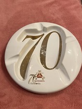 Montecristo Cigar Ashtray Ceramic 70th Anniversary 1935-2005 10¨x7.5¨ picture