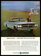 1964 Chrysler 300 2-Door Hardtop Firepower 383 V-8 Engine 305HP Vintage Print Ad picture