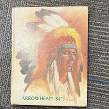 Arrowhead 84 Yearbook (1984) Hardcover High School Vintage Chatsworth, Ga picture