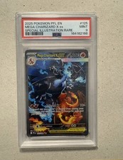 2025 Pokemon Mega Charizard X ex 125/094 SIR PSA 9 Phantasmal Flames 🔥  picture
