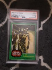 1977 Topps Star Wars, C-3PO Anthony Daniels, PSA 4, Series 4, Card #207 Goldenro picture