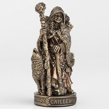 Polystone Cailleach Celtic Goddess Of Winter And Storm Spiritual Figurine Gift picture