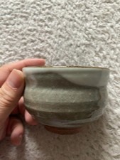 Floral Tea Bowl by Yoshimine Kiln 5th Generation Asami Yoshizo picture