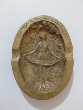 Vintage Federal Machine & Welder Co Warren Ohio Advertising Ashtray Dancer picture