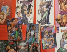 1999 DANGER GIRL Poster 33.5 x 26 cm. (13.25