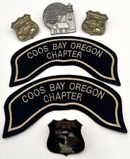 Harley Davidson Motorcycle Pins Oregon Coast Lighthouse Run Coos Bay Highway 101 picture