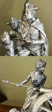 Wallace Pewter Sculptures Robert Sullivan Washington Delaware Molly Pitcher CoA picture